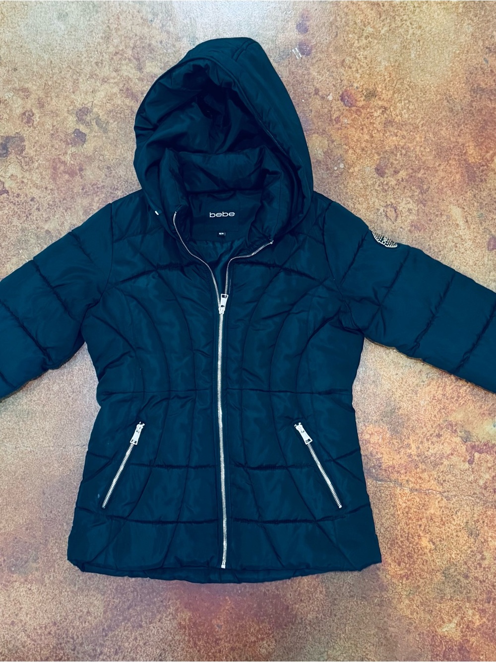 bebe Women’s Puffer Jacket - Black
